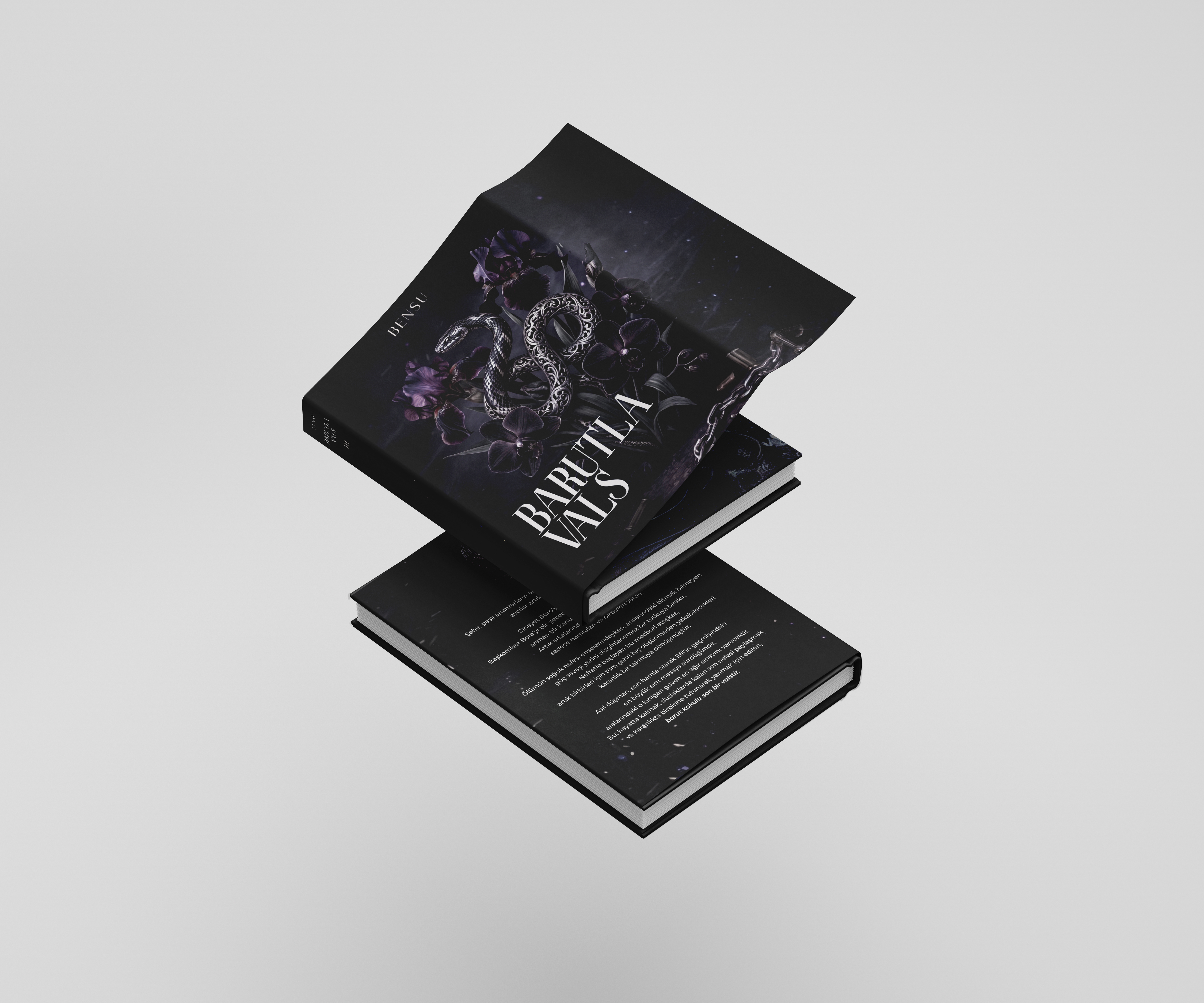 Barutla Vals III Kitap Mockup
