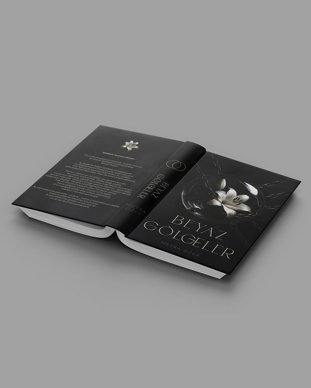 Kitap Mockup Üst Görünüm